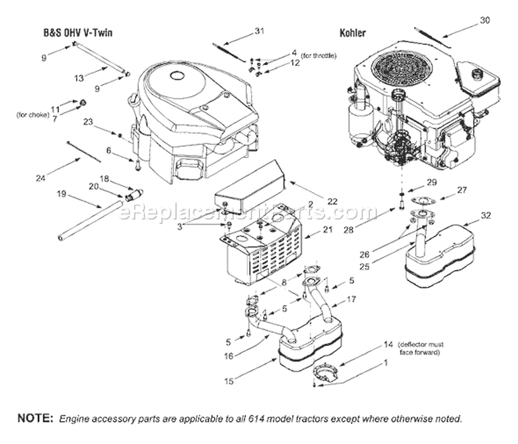 Page D Diagram and Parts List for 13CX614G401 2004 Yard Man Lawn Tractor